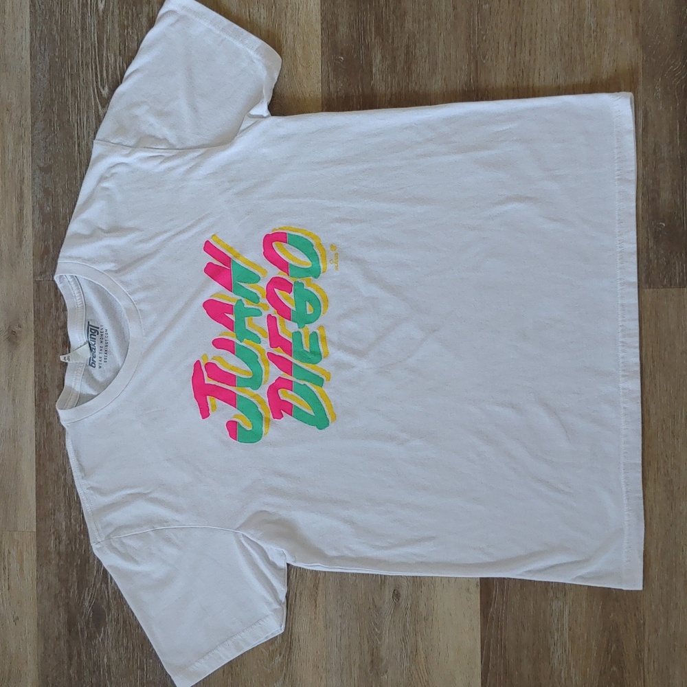 Breaking T Juan Diego Juan Soto MLB Padres City Edition T-Shirt White Size L